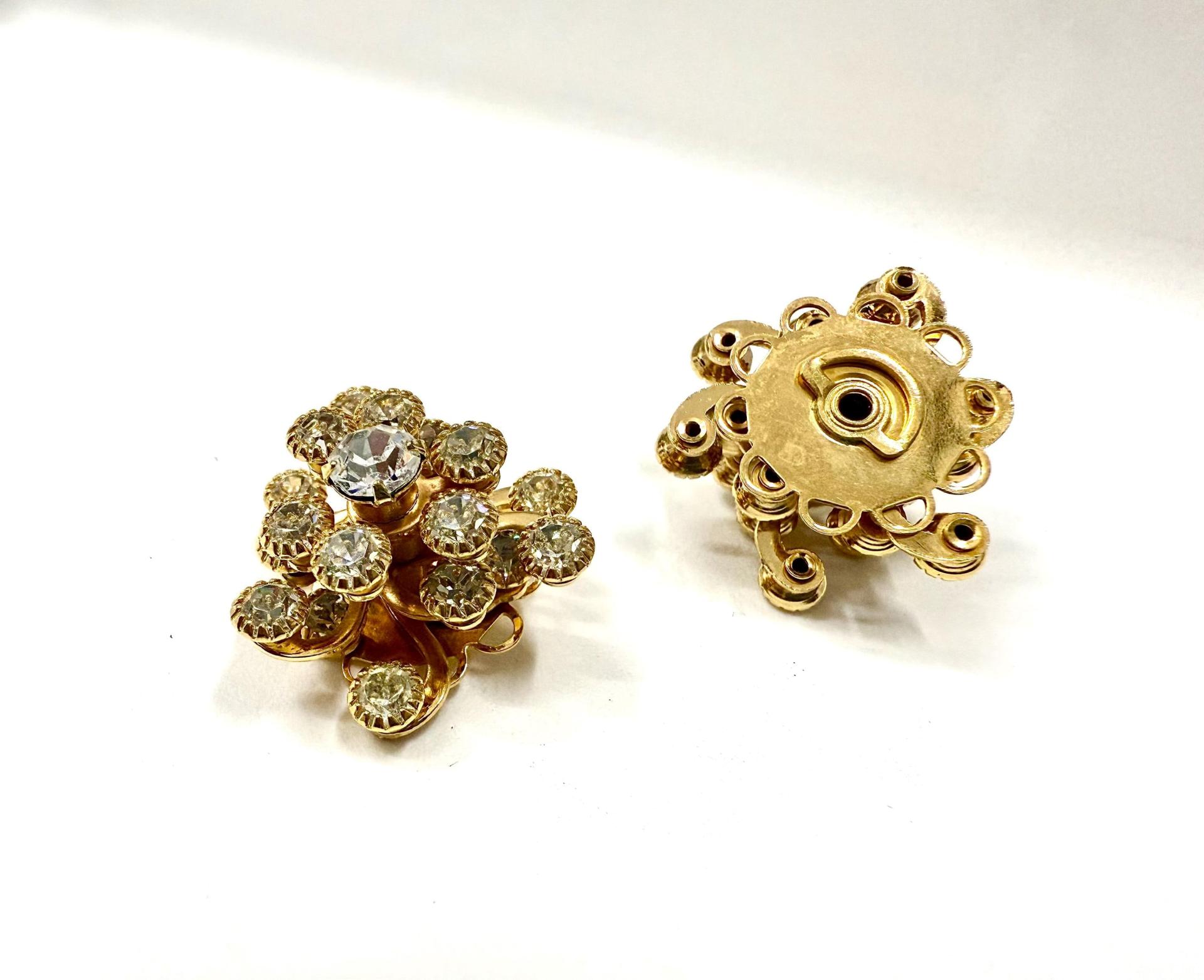 20 mm Vintage gold plated Swarovski Embellishment DIY Hair Bow Supplies wedding decorations