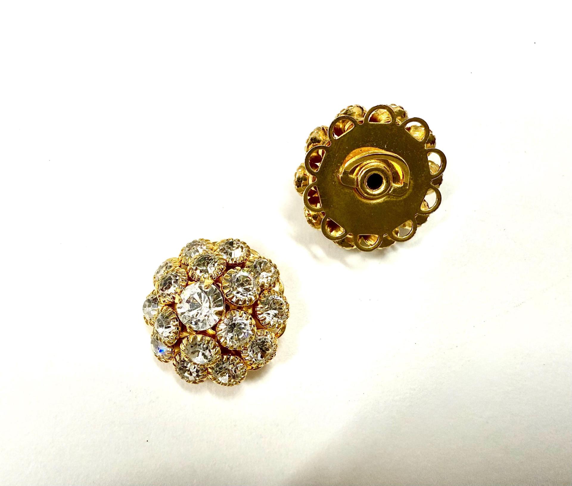 18 mm Vintage Gold plated Swarovski Embellishment DIY Supplies wedding decorations