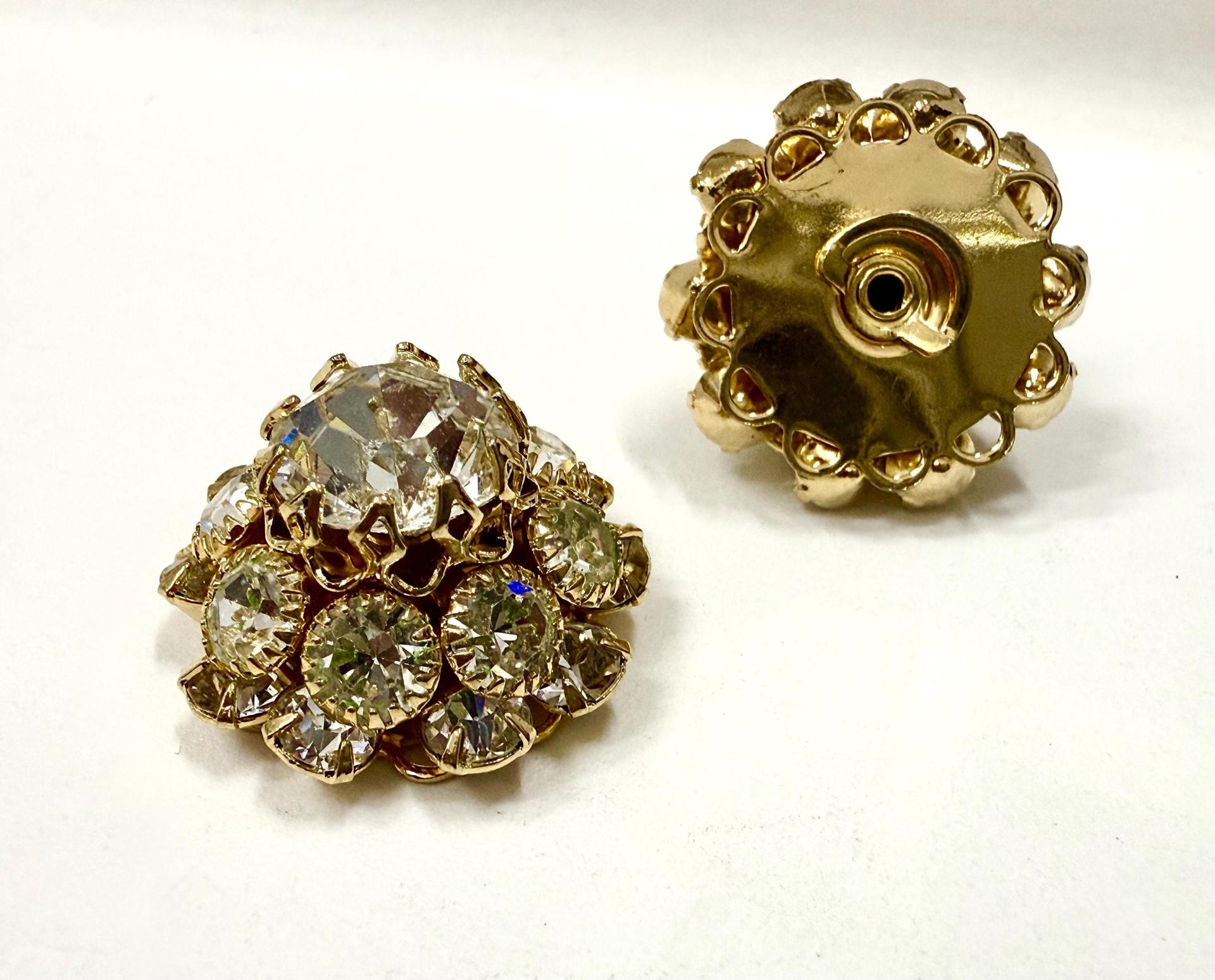 22 mm Vintage Gold plated Swarovski Embellishment DIY Supplies wedding decorations