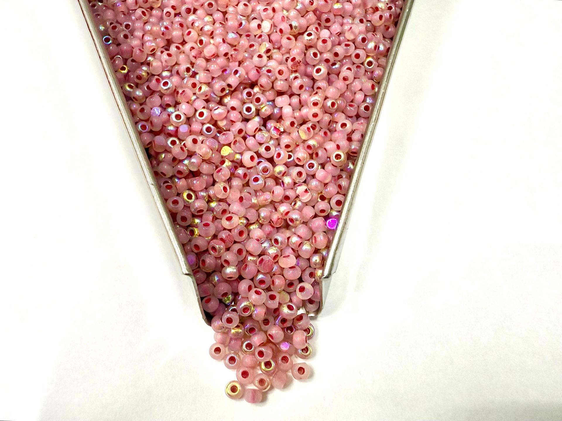 11/0 Charlotte true Cut Beads Patina Opal Neon Coral Aurore Boreale loose beads embroidery materials native supply