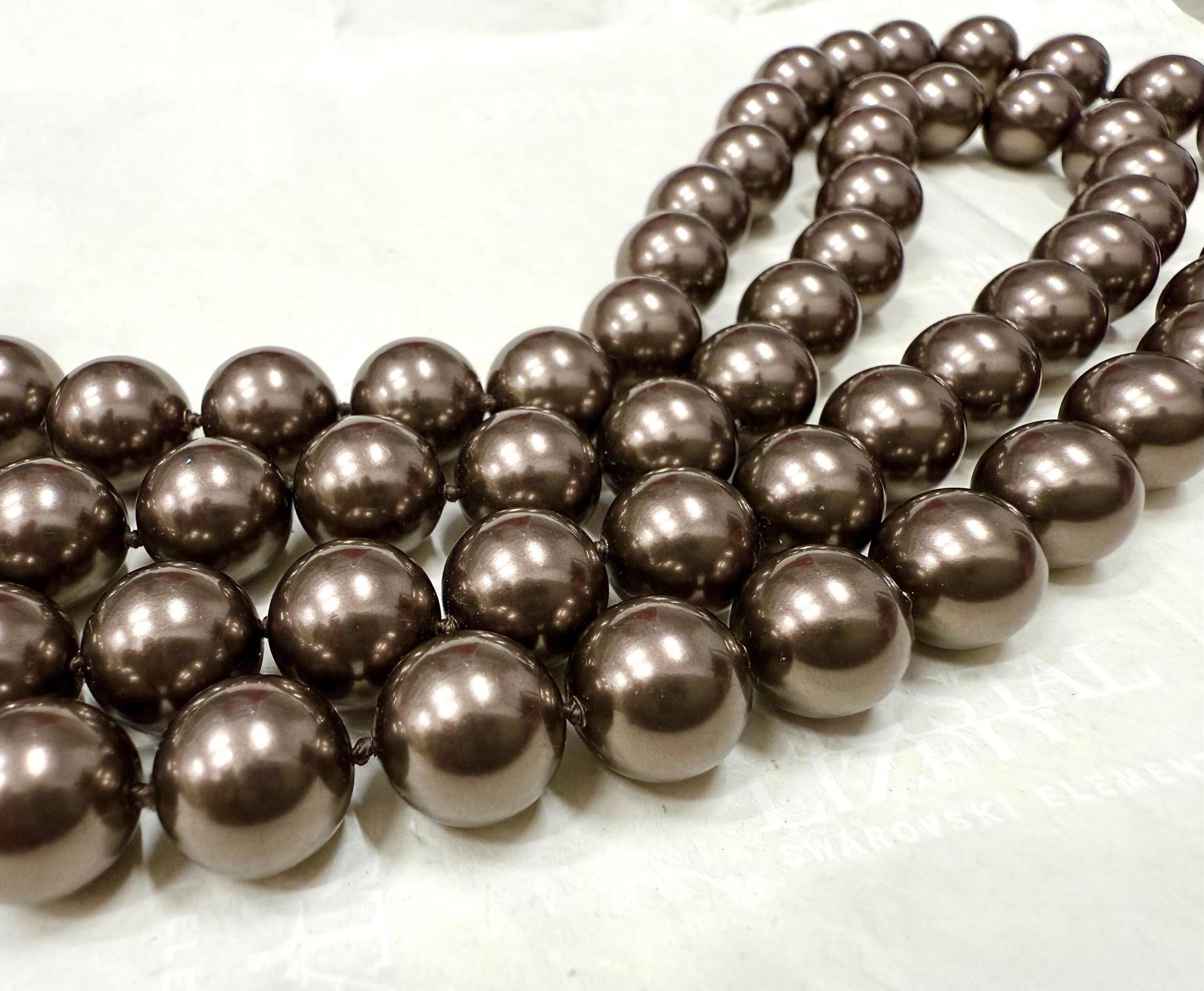 Swarovski® 10mm Crystal Brown Pearl Round Pearl Beads round pearl swarovski crystal beads swarovski crystal pearl WHOLESALE PRICES
