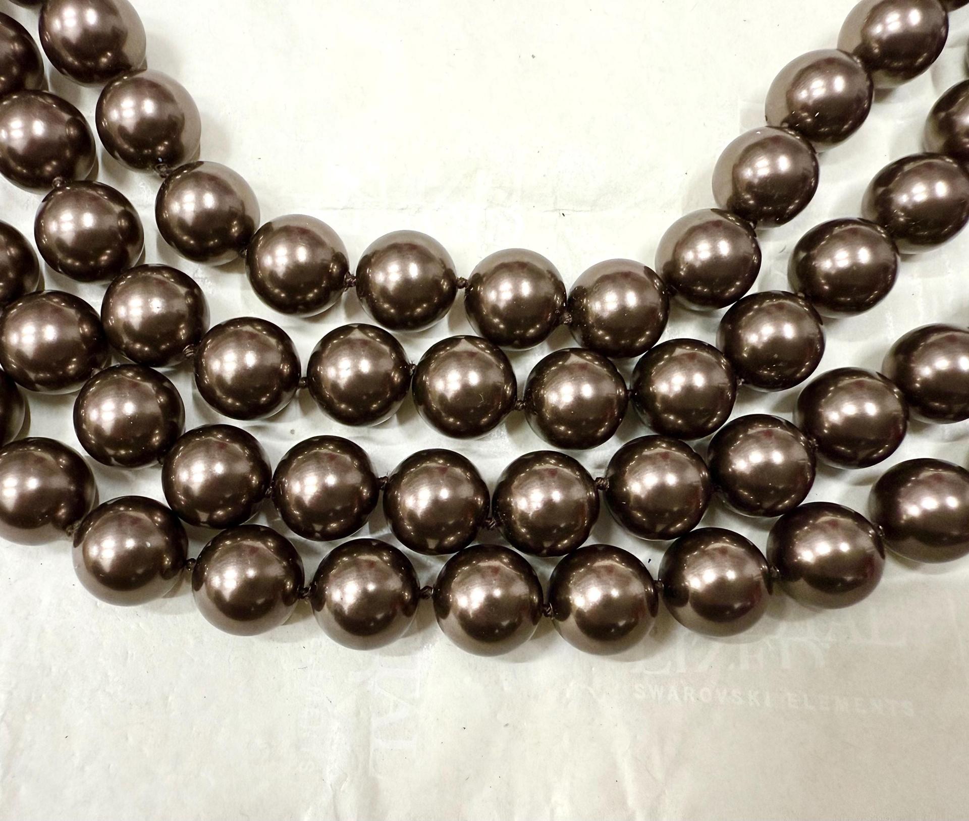 Swarovski® 10mm Crystal Brown Pearl Round Pearl Beads round pearl swarovski crystal beads swarovski crystal pearl WHOLESALE PRICES