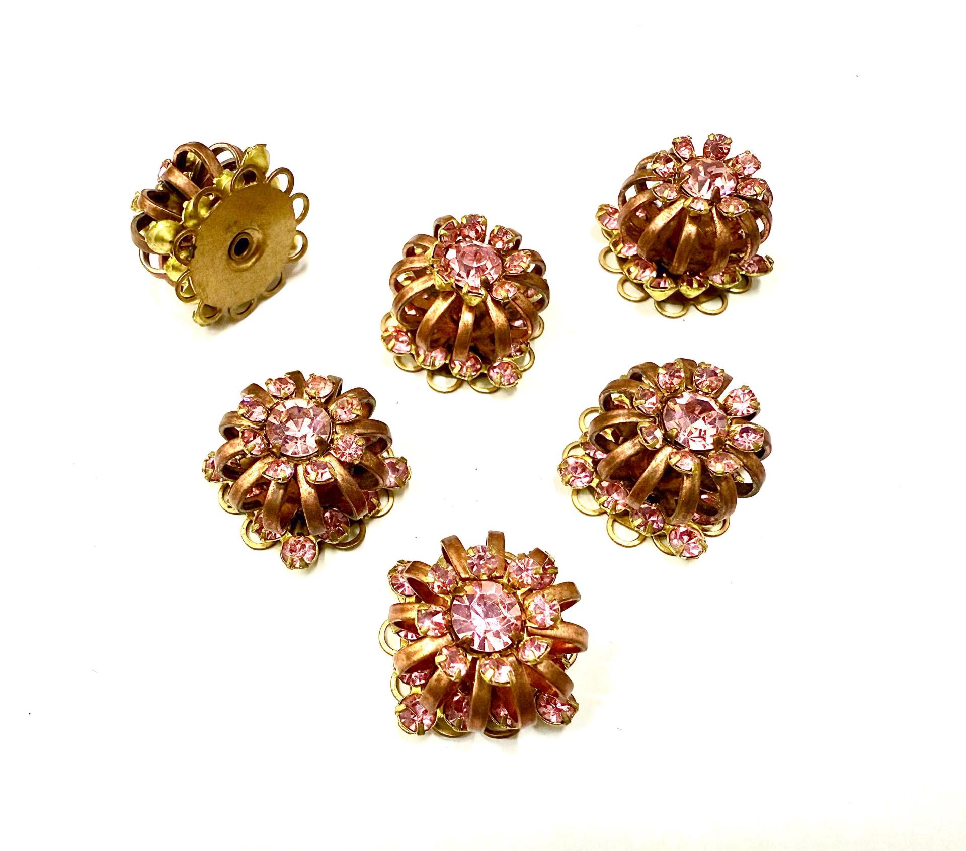 Swarovski Bird Cage Crystal in Light Rose