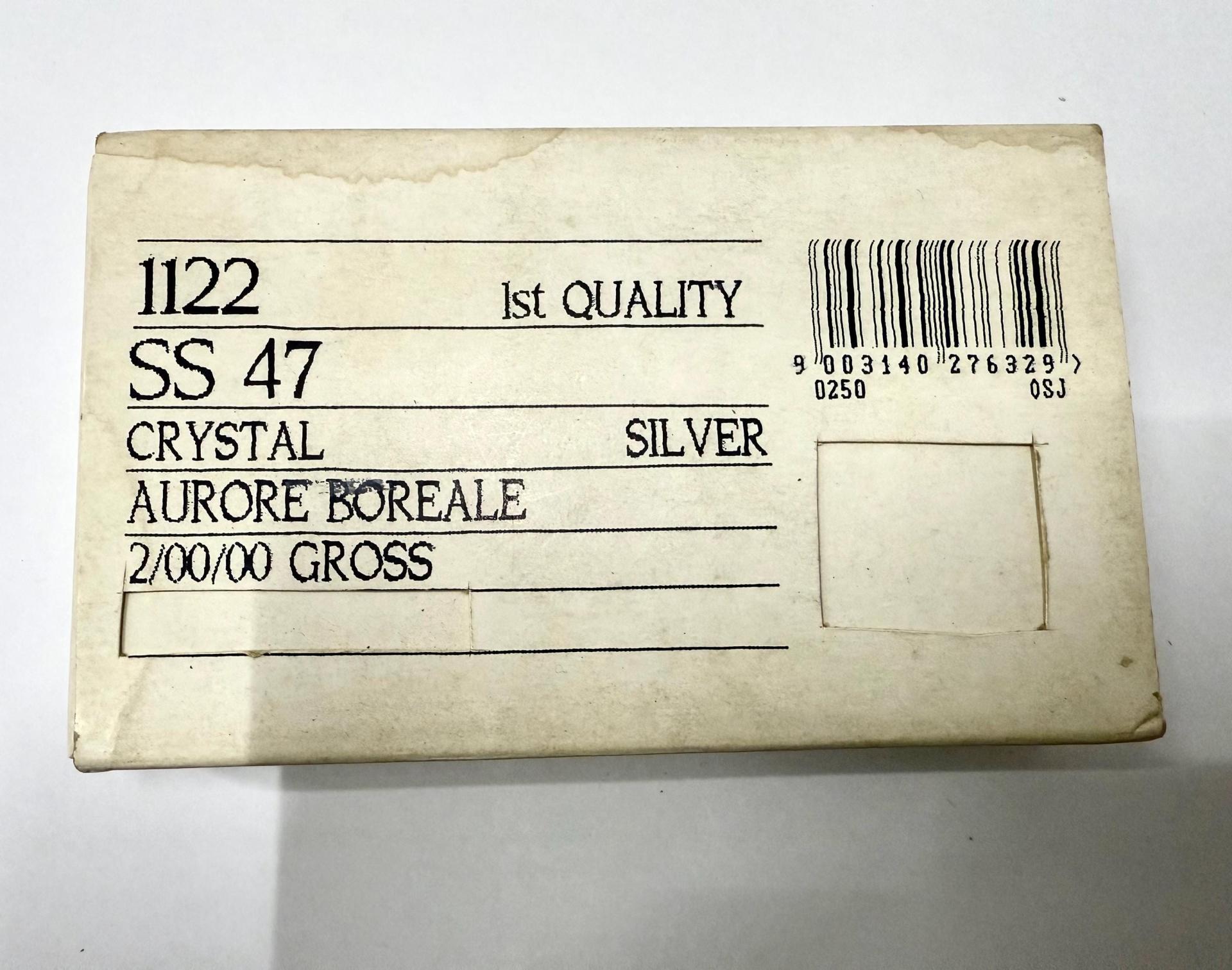 Swarovski vintage 47ss 1122 Rivoli Round Crystal Aurore Boreale stones jewelry making craft jewelry findings PREMIUM MATERIALS