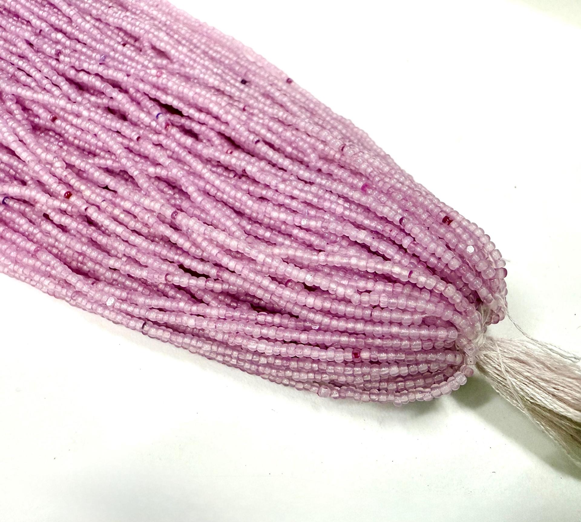 13/0 Charlotte Cut Beads, Light Amethyst Opal, Jewellery Supply