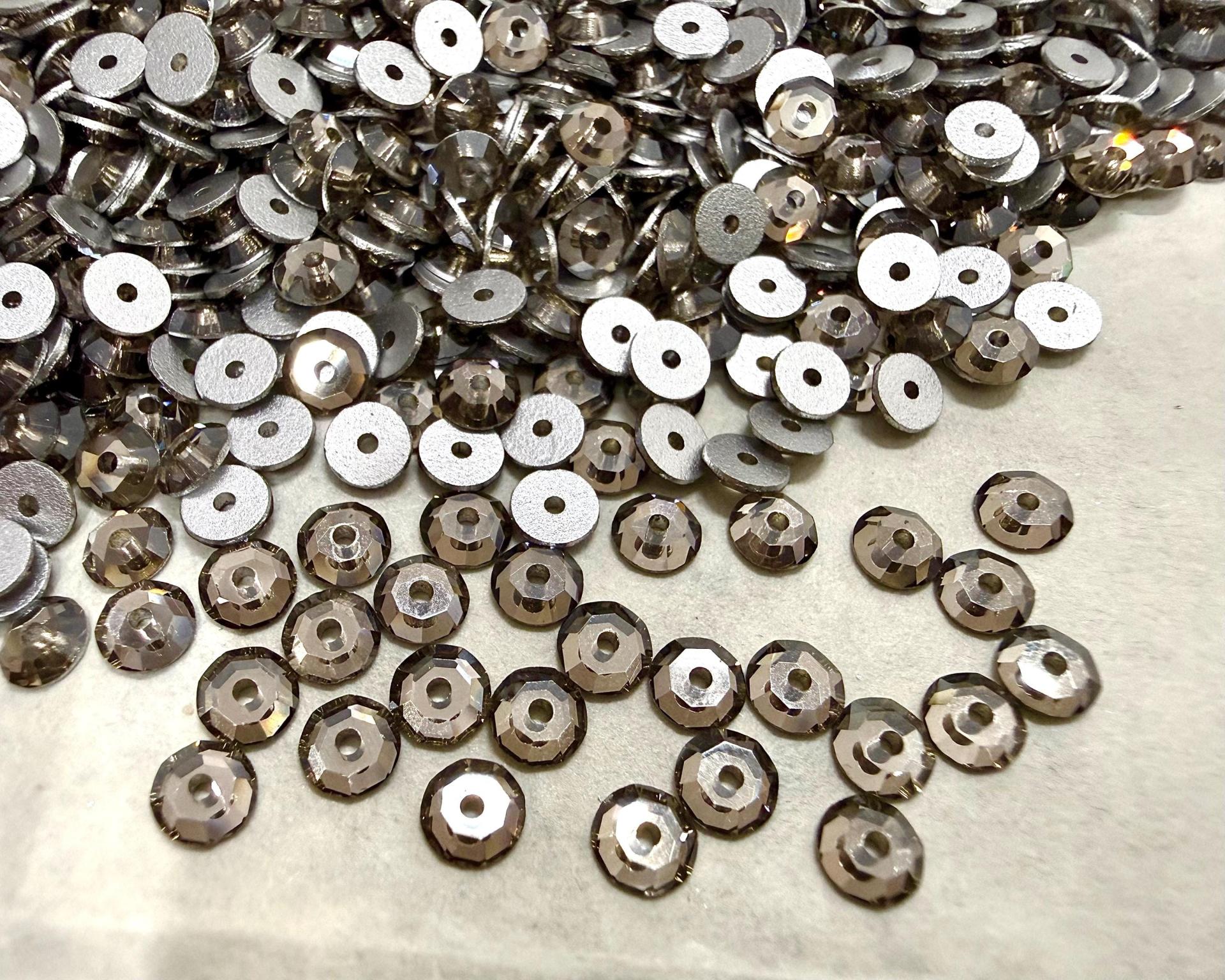 4mm Preciosa Crystal Velvet Flat Back Sew-On Stones