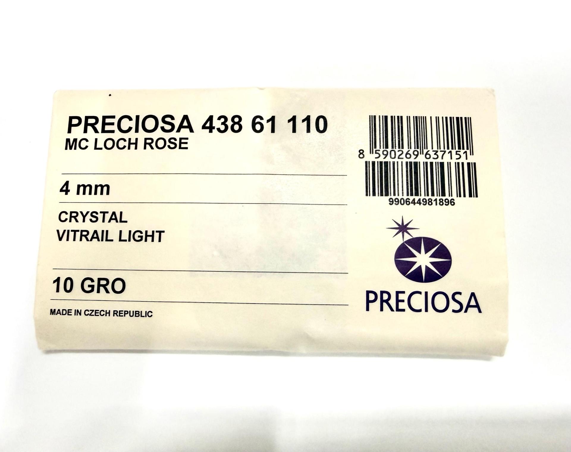 4mm Preciosa Crystal Vitrail Light Flat Back Sew-On Stones