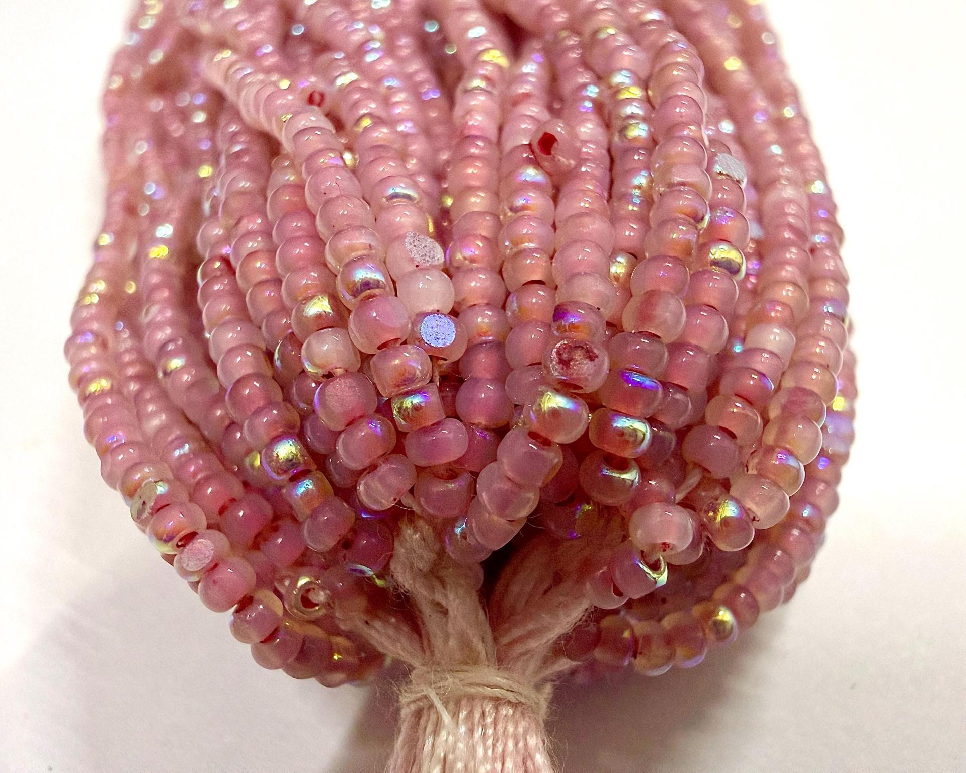 11/0 Hanks Charlotte Cut Beads Patina Opal Neon Coral Aurore Boreale PREMIUM SEED BEADS Native Supplies truecuts beads