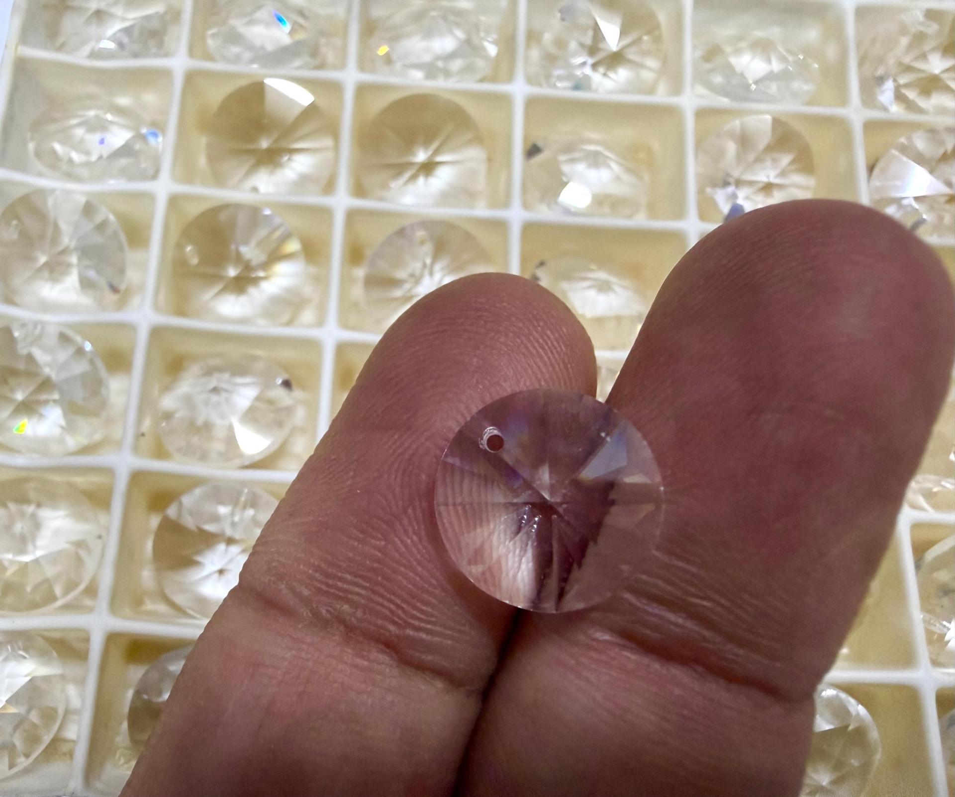 6mm Swarovski Rivoli Crystal Pendants, Round Beads (6200)