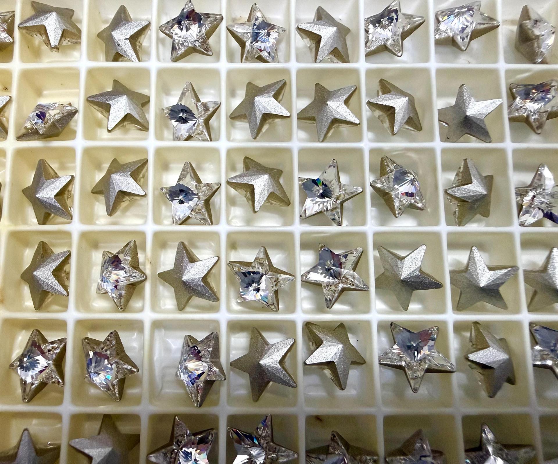 Swarovski 4745 Rivoli Star Fancy Stone 10mm in Crystal