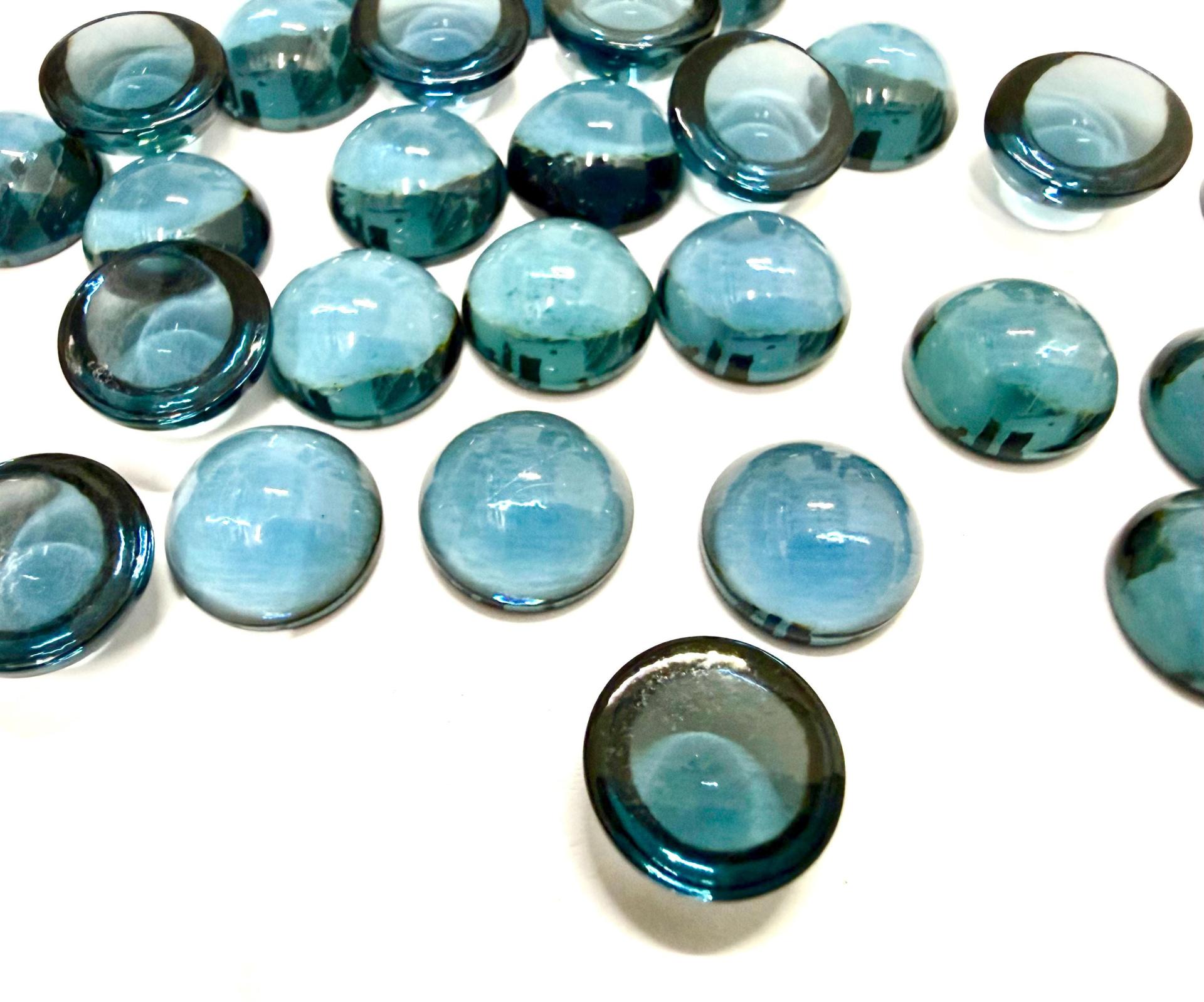 10 mm Swarovski Round Cabochon Cabs Article #2090/4 Vintage in Montana Unfoiled lat Back