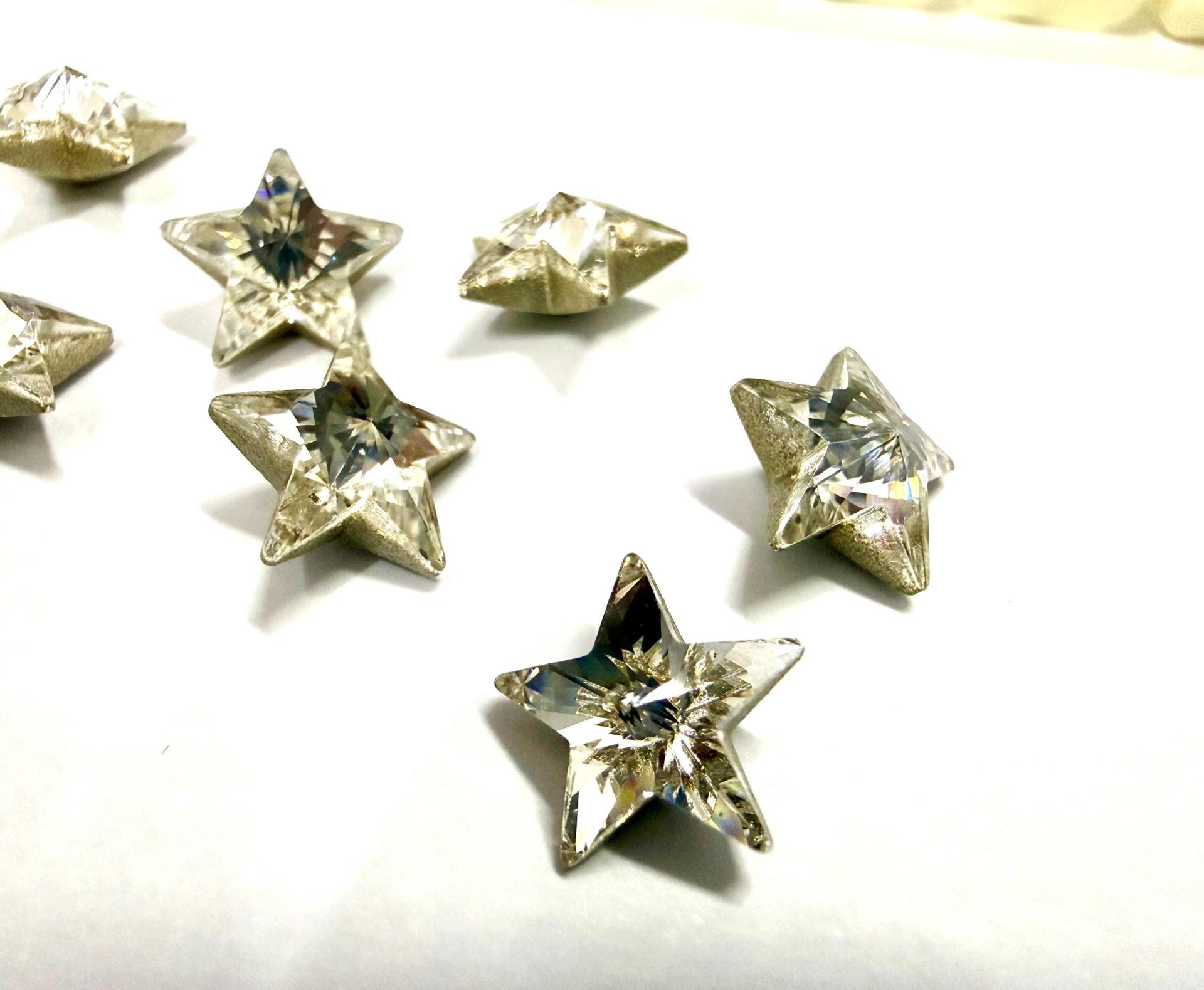 Swarovski 4745 Rivoli Star Fancy Stone 10mm in Crystal