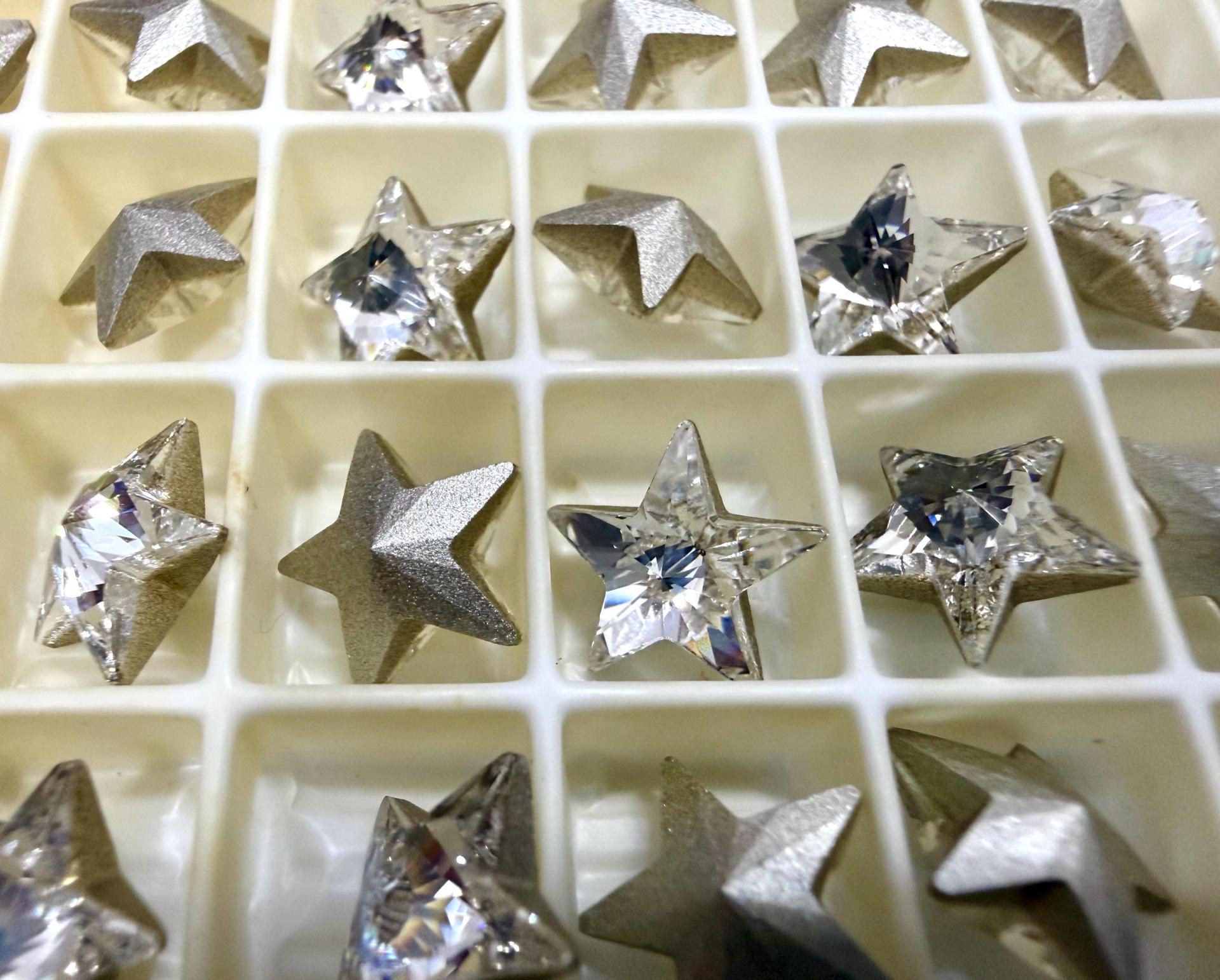 Swarovski 4745 Rivoli Star Fancy Stone 10mm in Crystal