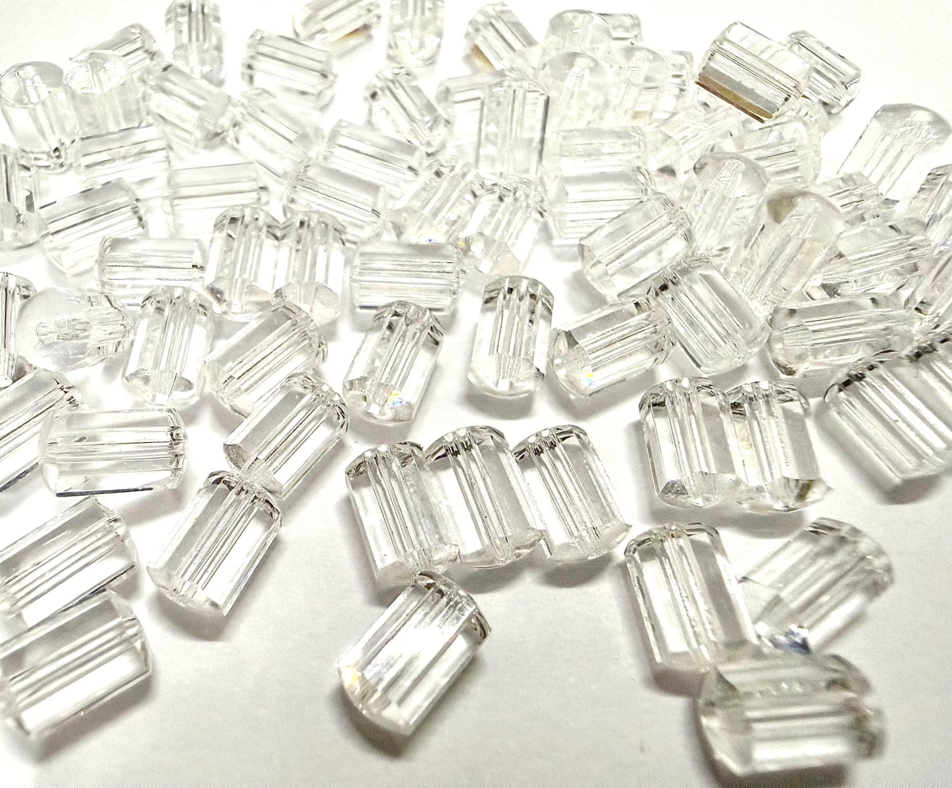 Vintage Swarovski Crystal Beads, 8x5mm