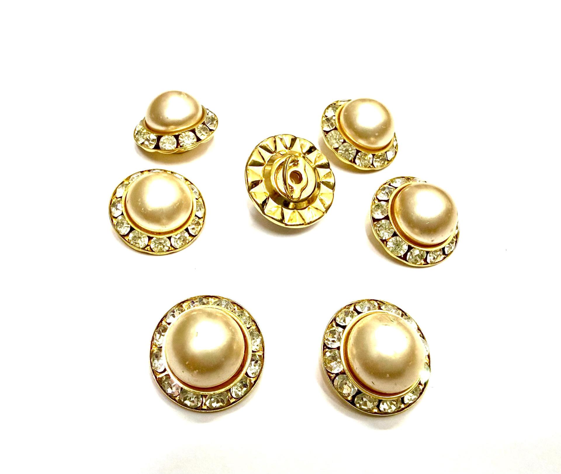 18 mm Vintage in Pearl Brass settings Swarovski Embellishment DIY Supplies wedding decorations