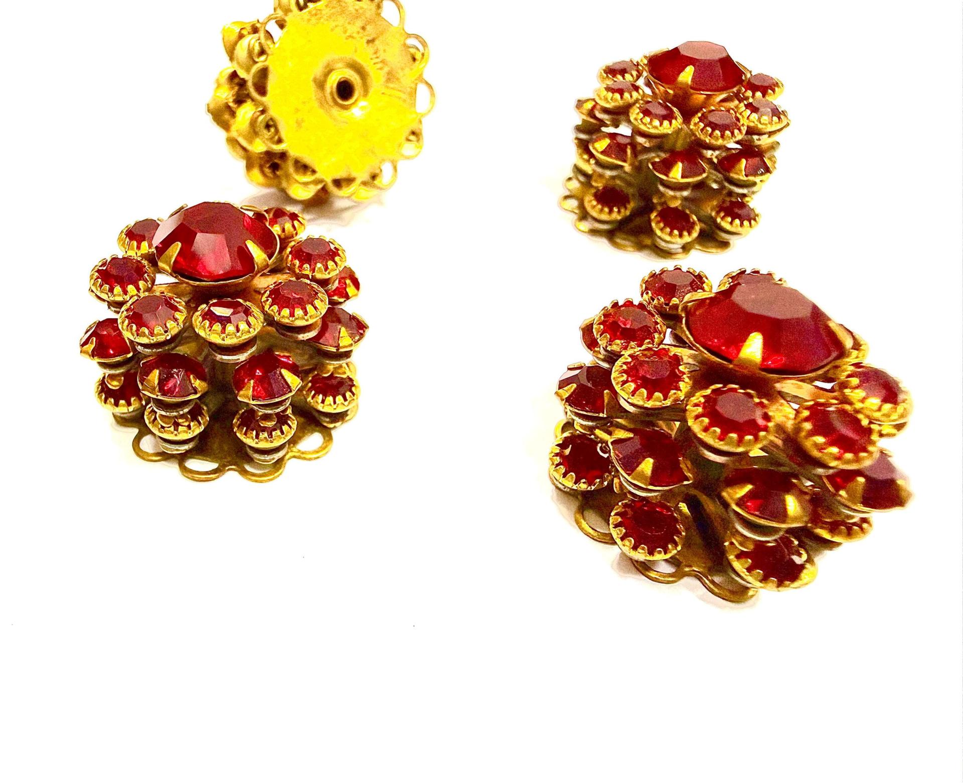 20mm Vintage brass  Swarovski three layers Design in Siam Embellishment DIY Supplies wedding decorations