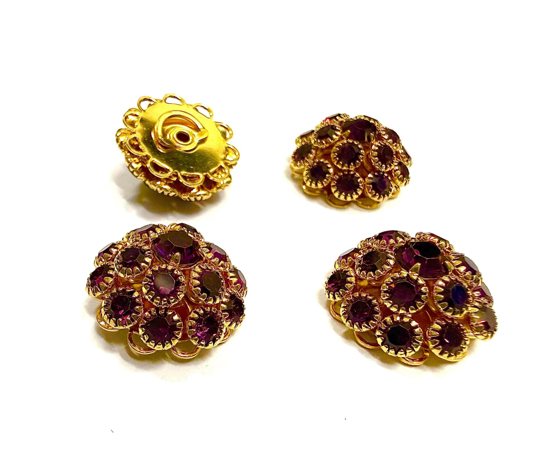 18 mm Vintage Gold plated Swarovski Embellishment DIY Supplies wedding decorations