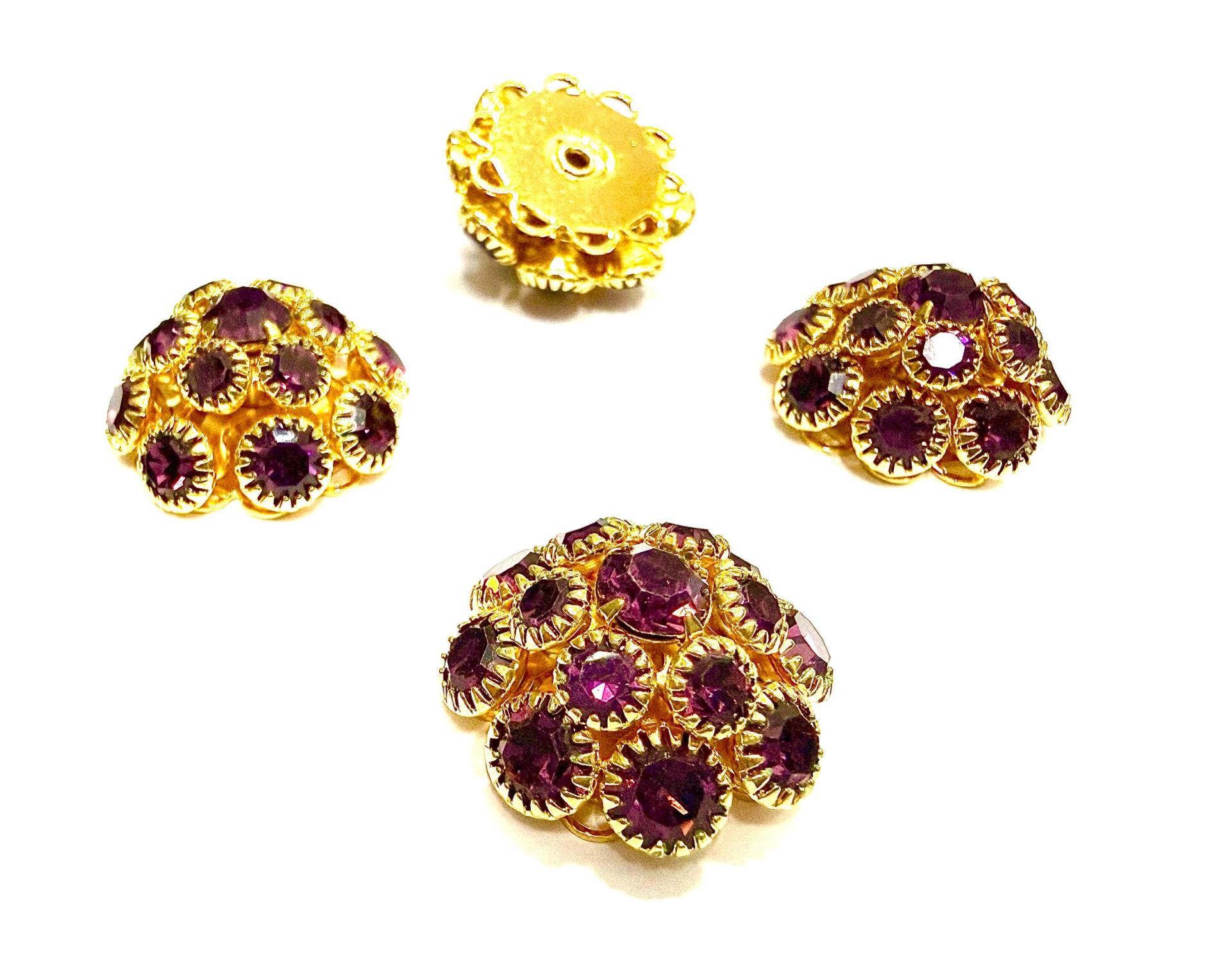 20 mm Vintage Gold plated Swarovski Embellishment DIY Supplies wedding decorations