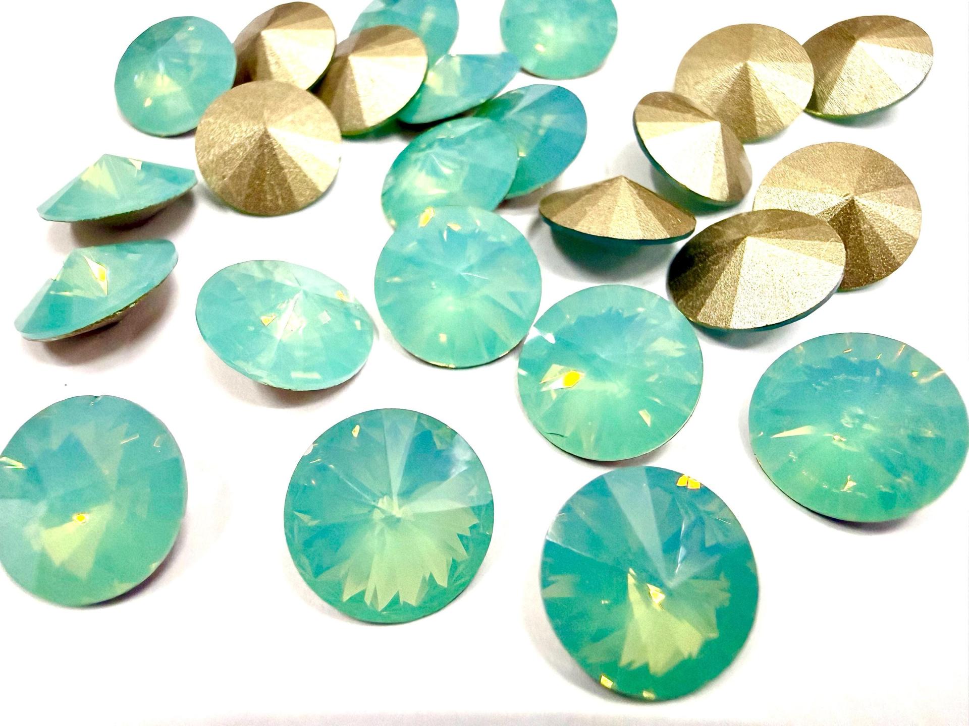 Swarovski Rivoli Crystal Stones, Pacific Opal, 47ss (10mm) 1122