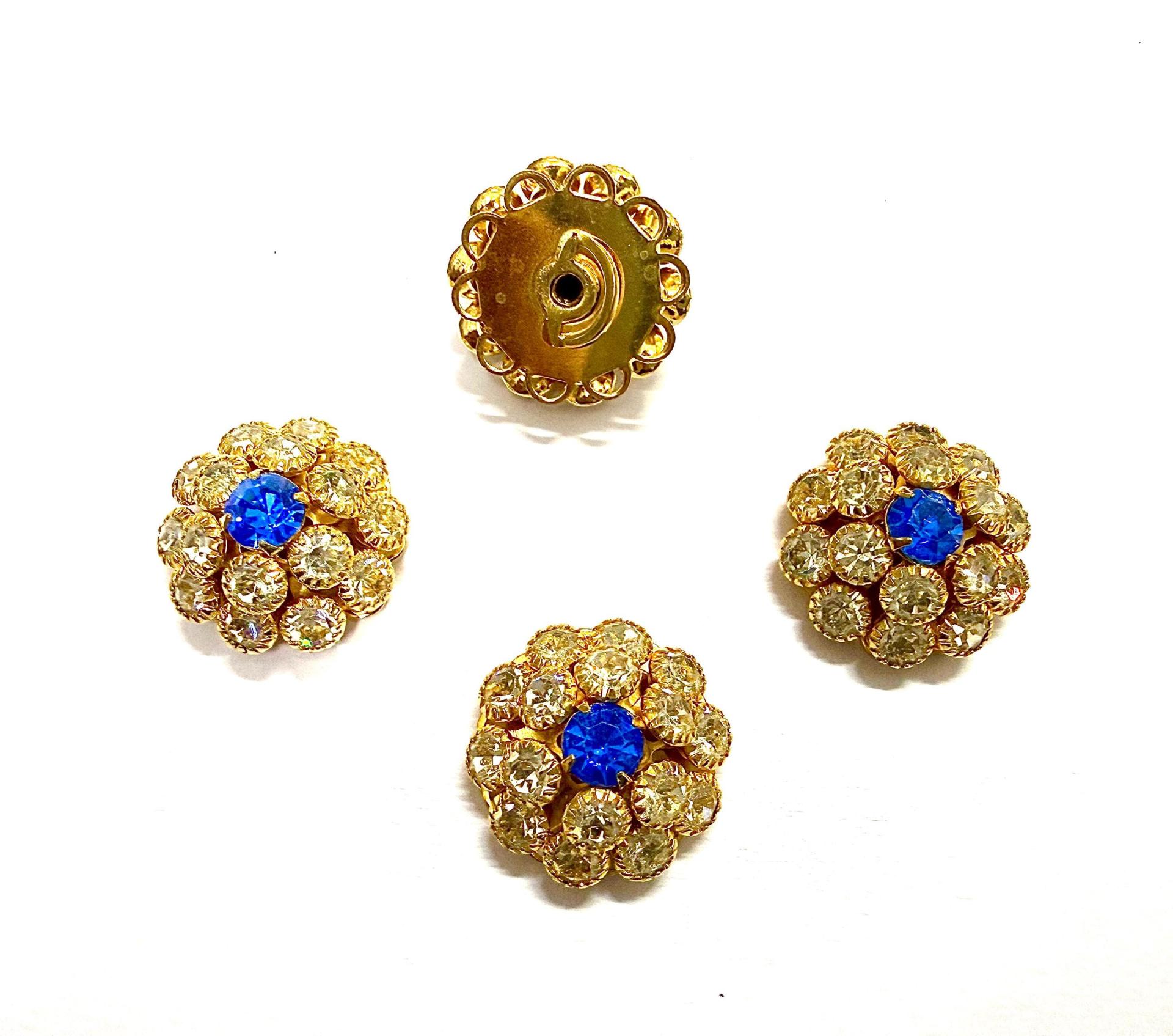 18 mm Vintage Gold plated Swarovski Embellishment DIY Supplies wedding decorations