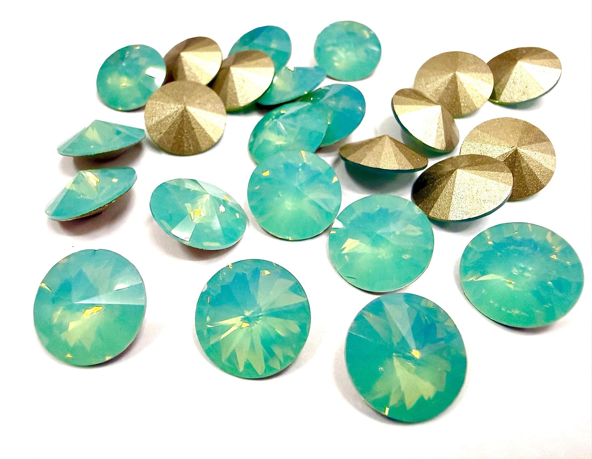 Swarovski Rivoli Crystal Stones, Pacific Opal, 47ss (10mm) 1122