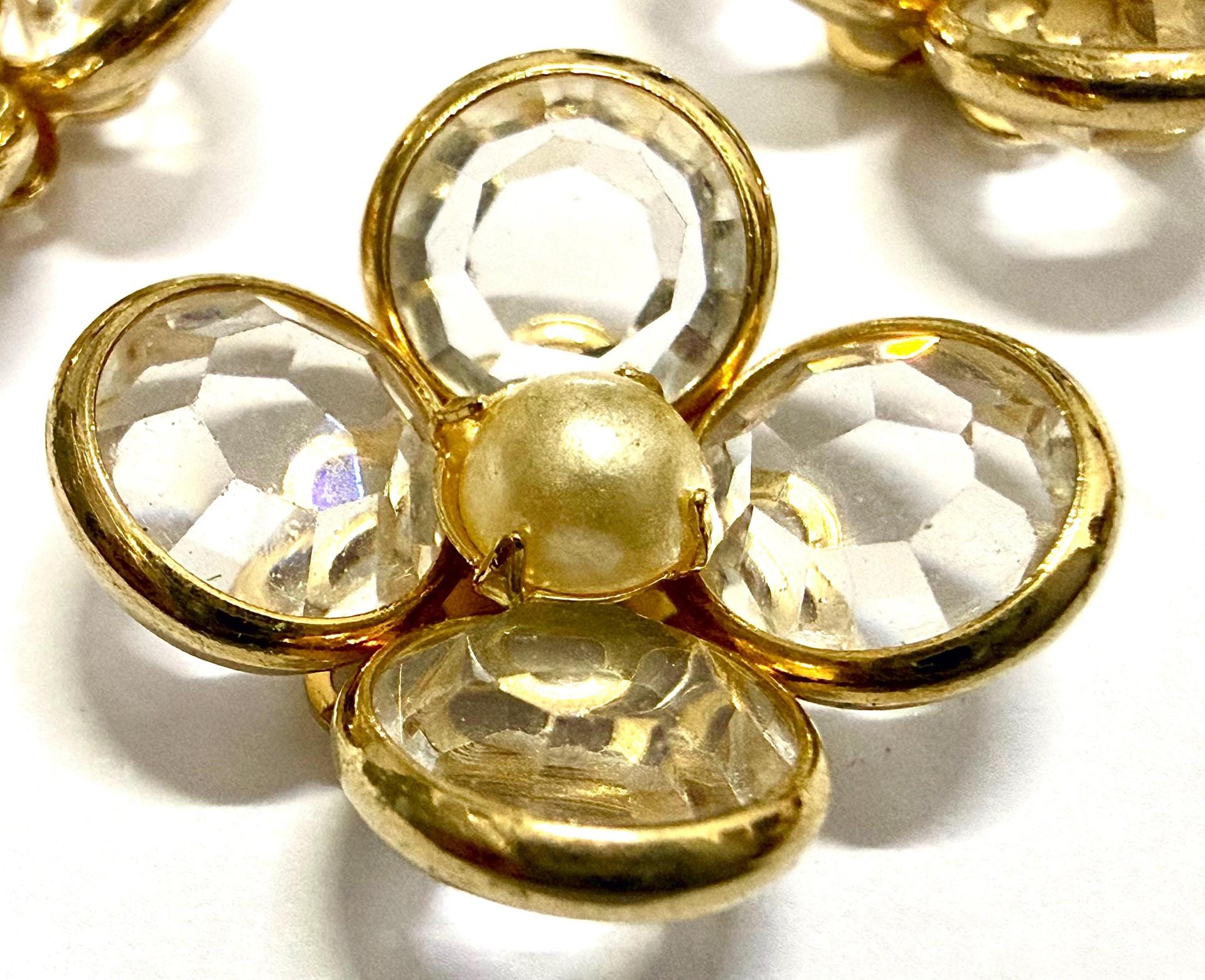 18 mm Vintage Crystal Swarovski Brooch Embellishment DIY Supplies wedding decorations