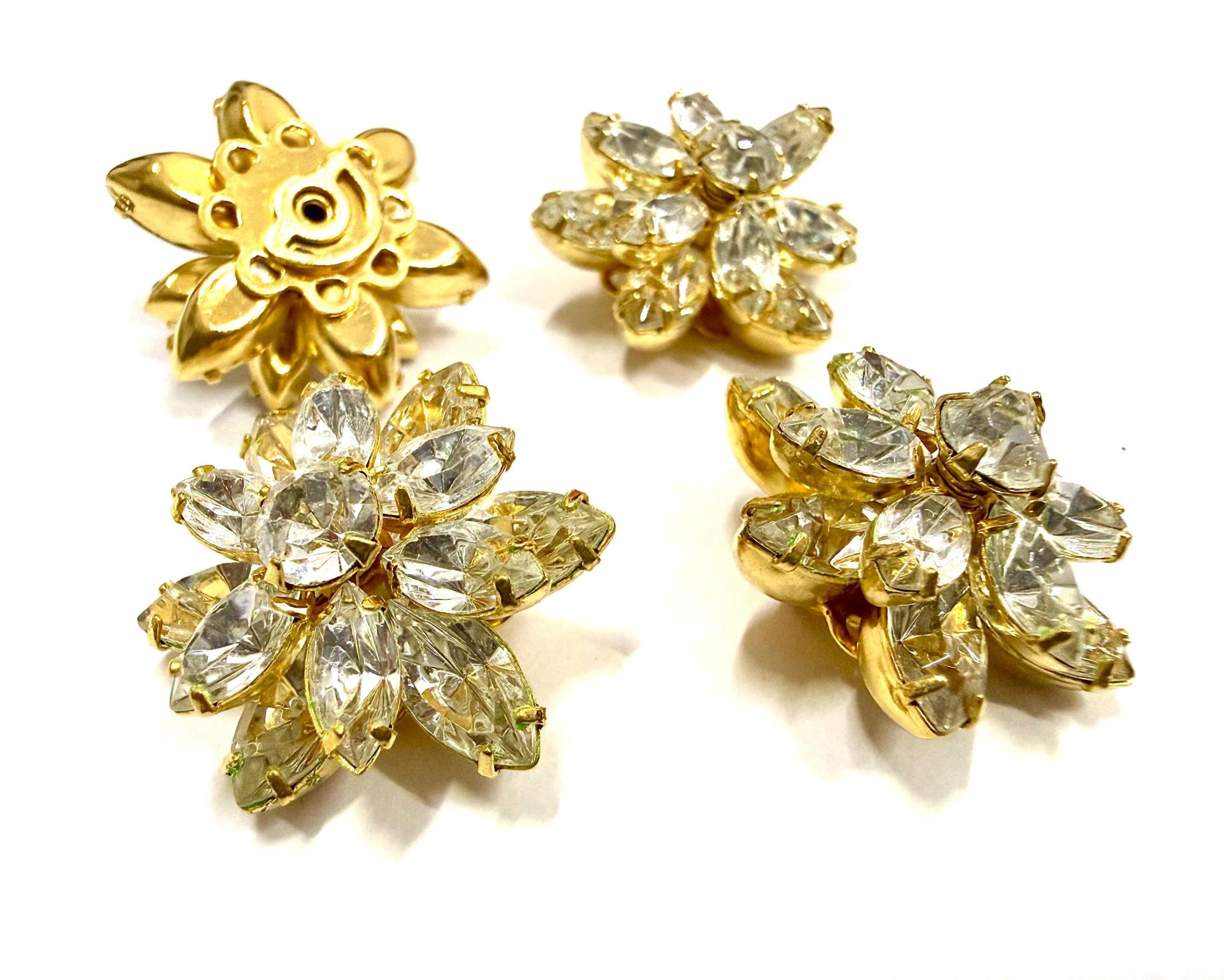 20 mm Vintage brass Swarovski Embellishment DIY Hair Bow Supplies wedding decorations