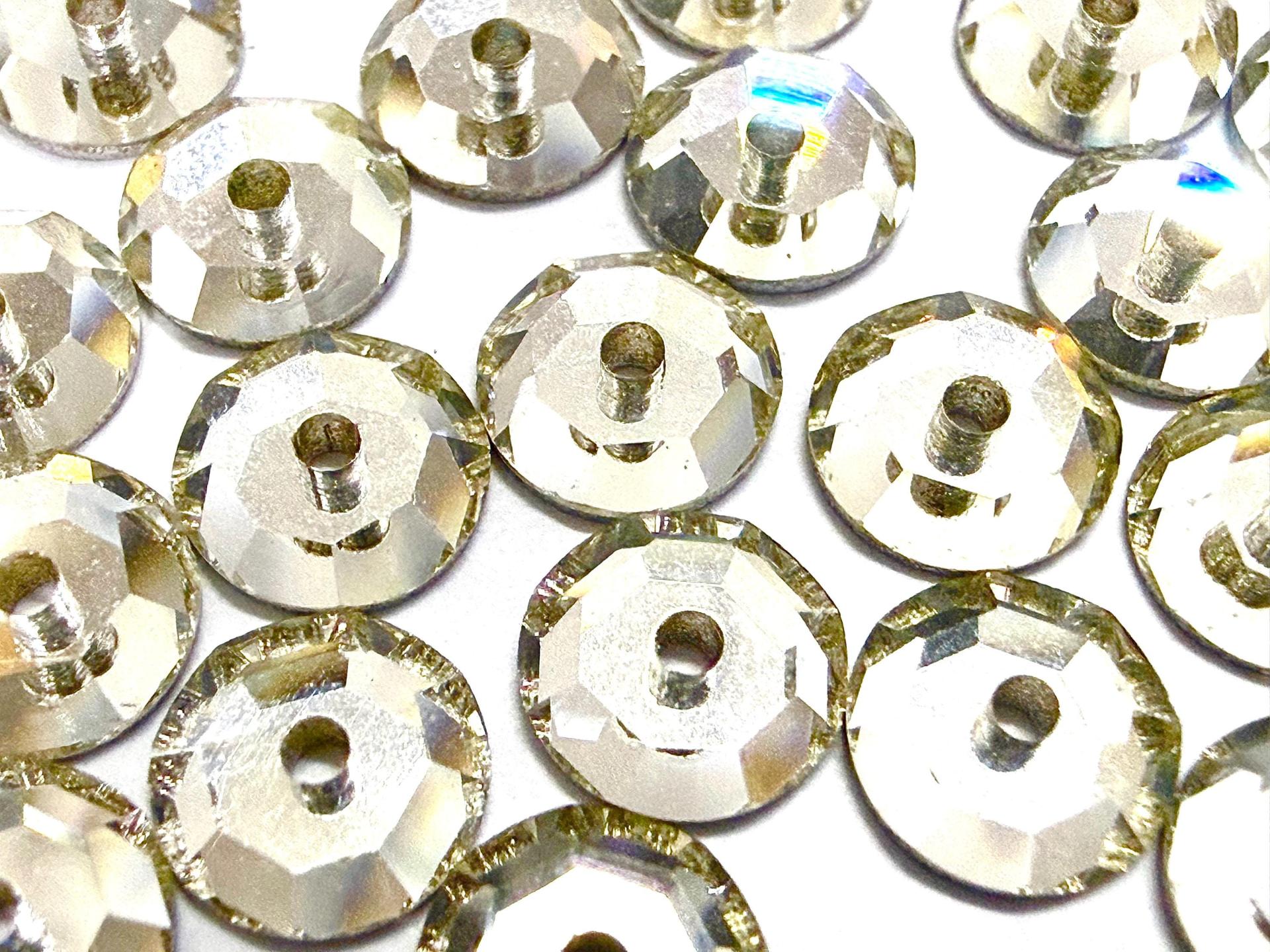 6mm Crystal Lochrose Stones – Preciosa Flat Back Sew-On Stones , Czech Beads