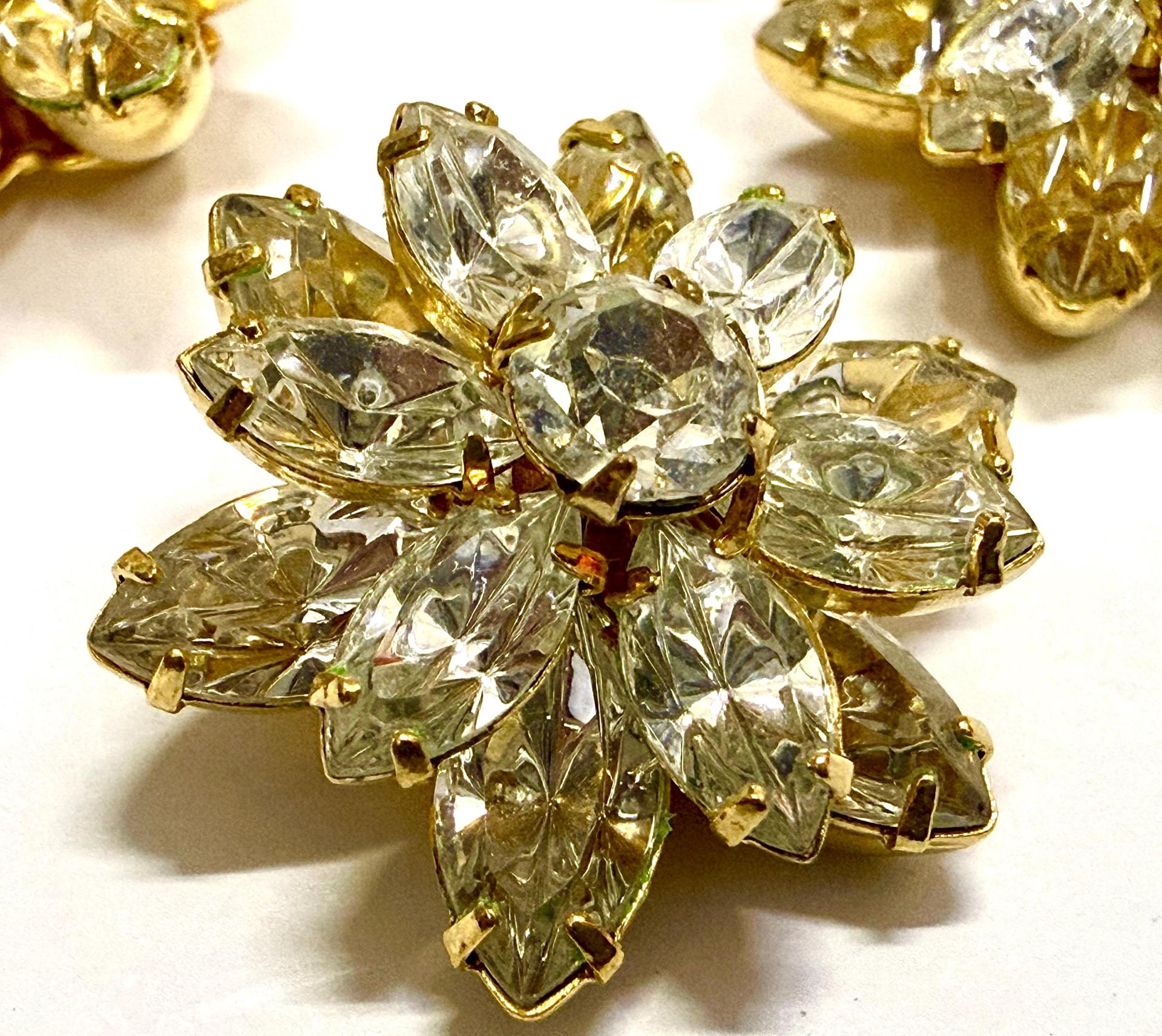 20 mm Vintage brass Swarovski Embellishment DIY Hair Bow Supplies wedding decorations