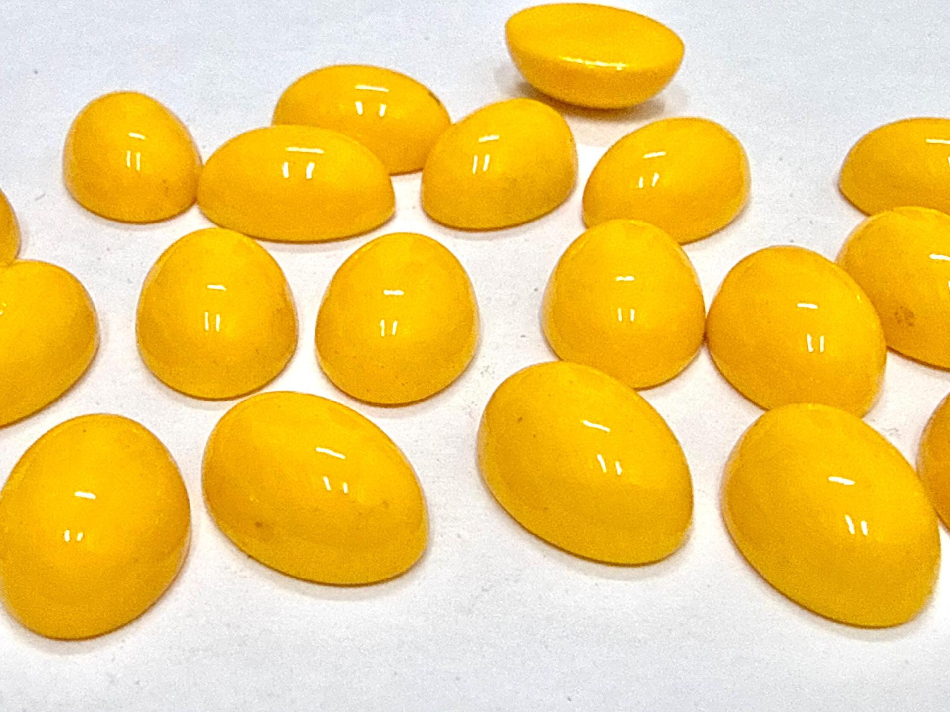 Swarovski 18x13 mm Vintage Crystal Satin Foiled Flat Back Oval Cabochon 2/6 Pieces