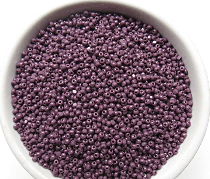 11/0 Charlotte true Cut Beads Opaque Amethyst 10/20/50/250/500 Grams (10 Grams 1300 Pieces)