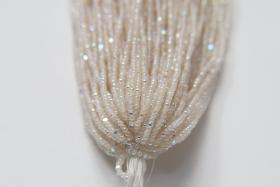11/0 Hanks Charlotte Cut Beads Patina White Alabaster Aurore Boreale 1/5/25/50/100 Hanks PREMIUM SEED BEADS, Native Supplies