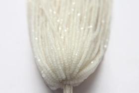 11/0 Hanks Charlotte Cut Beads White Opal 1/5/25/50/100 Hanks 2.0mm glass beads, jewelry supply, findings, craft supply, vintage bead