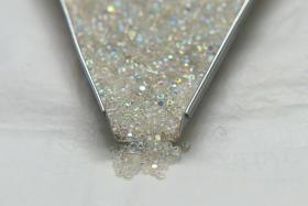 11/0 Charlotte Cut Beads Patina Transparent Crystal Aurore Boreale 10/20/50/250/500 Grams PREMIUM MATERIALS