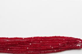 11/0 Charlotte Cut Beads Transparent Ruby 10/20/50/250/500 Premium Seed beads, jewelry making