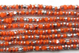 11/0 Charlotte true Cut Beads Patina Opaque Orange Silver 10/20/50/250/500 Grams
