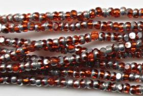 11/0 Charlotte true Cut Beads Patina Orange transparent Silver 10/20/50/250/500 Grams 1300 Pieces