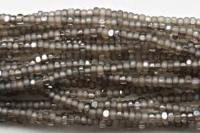 13/0 Charlotte true Cut Beads Ionized Frosted Crystal 10/20/50/250/500 Grams PREMIUM SEED BEADS, Rare Beads