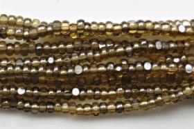 11/0 Charlotte true Cut Beads Ionized Honey Transparent 10/20/50/250/500 Grams vintage findings, embroidery materials, craft supplies, rare