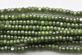 Charlotte true Cut Beads 11/0 Ionized Peridot Opaque 10/20/50/250/500 Grams