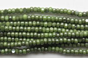 Charlotte true Cut Beads 13/0 Ionized Peridot Opaque 5/10/20/50/250/500 Grams Native Beads Supply