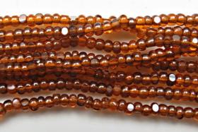 11/0 Charlotte true Cut Beads Ionized Orange Transparent 10/20/50/250/500 Grams PREMIUM SEED Beads, vintage supplies