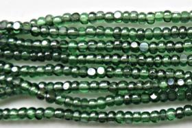 11/0 Charlotte true Cut Beads Ionized Emerald Transparent 10/20/50/250/500 Grams PREMIUM SEED Beads, vintage supplies