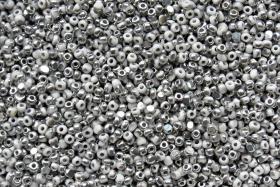 13/0 Charlotte Cut Beads Patina Opaque Chalk White Silver 5/10/20/50/250/500 Grams craft supplies, jewelry making, embroidery materials