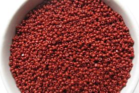 13/0 Charlotte true Cut Beads 1.6MM Burnt Rust Opaque 5/10/20/50/250/500 Grams micro bead craft supplies jewelry making, embroidery material