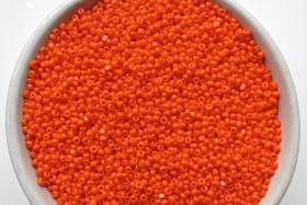 13/0 Charlotte Cut Beads 1.6 MM Orange Opaque 5/10/20/50/250/500 Grams craft supplies, jewelry making, embroidery materials, vintage beads