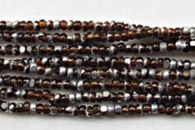 11/0 Charlotte true Cut Beads Patina Transparent Smoke Topaz Silver 10/20/50/250/500 Grams