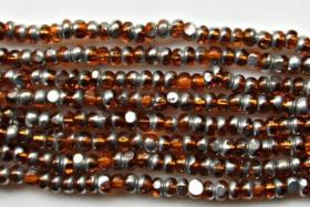 11/0 Charlotte true Cut Beads Patina Transparent Light Orange Silver 10/20/50/250/500 Grams