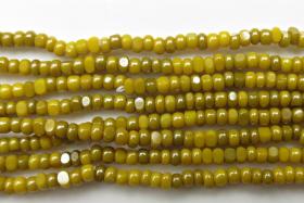11/0 Charlotte true Cut Beads Ionized Yellow Opaque 10/20/50/250/500 Grams rare supplies jewelry