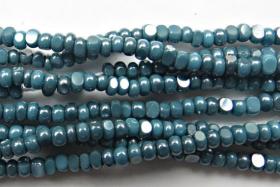 13/0 Charlotte true Cut Beads Ionized Turquoise Opaque 5/10/20/50/250/500 Grams embroidery materials, jewelry making, vintage beads, rare